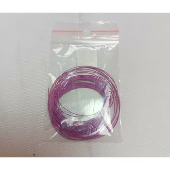 Korálek Dovoz Nylonové lanko Ø0,45 mm fialové 5m