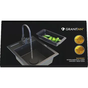 Granitový dřez Jednokomorový granitový dřez Granitan