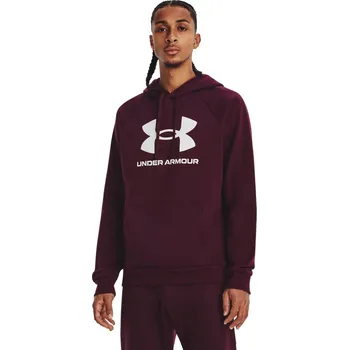 Pánská mikina Pánská mikina Under Armour Rival Fleece Logo HD Under Armour tmavě červená 3047487