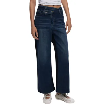 Dámská móda Desigual dámské kalhoty DESIGUAL černá | modrá | šedá 3490606