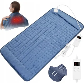 Polštář ELEKTRICKÝ POLŠTÁŘ VYHŘÍVACÍ PODLOŽKA HŘEJIVÁ NA ZÁDA 76 X 40 cm