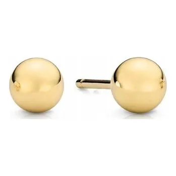Náušnice Zlaté náušnice kuličky super lehké 7mm ryzost 585
