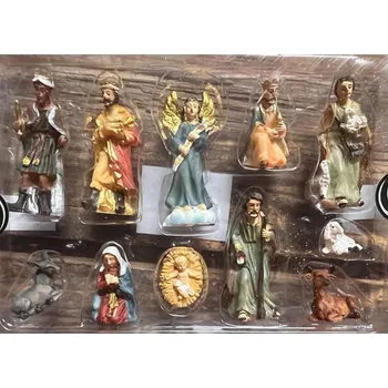 Vánoční dekorace INKA INTERIER KAREŠ Sada betlémových figurek - 5,5 cm, 11ks