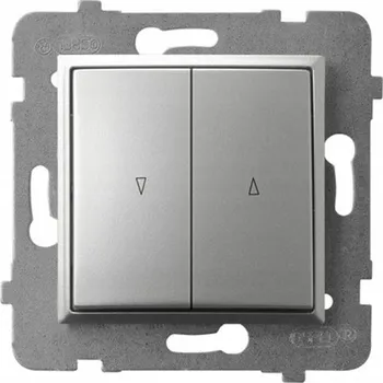 vypínač Žaluziový vypínač Klasik, pod omítku Ospel odstíny šedé ŁP-7UB/m/18