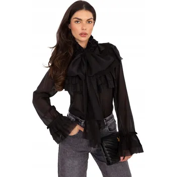 Dámská košile Dámská Klasická Košile Elegantní s mašlí