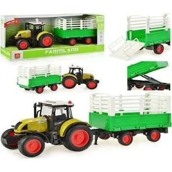 autíčko ZEMĚDĚLSKÉ HRAČKY Hračka Zemědělské hospodářství ZEMĚDĚLSKÝ STROJ - Traktor s návěsem