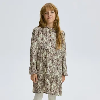 Dívčí šaty Reserved - Vzorované šaty z viskózy - vícebarevná - 363FW-MLC - 363FW-MLC-152