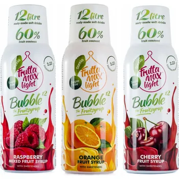 Obraz FruttaMax Sada 4 sirupů/koncentrátů LIGHT