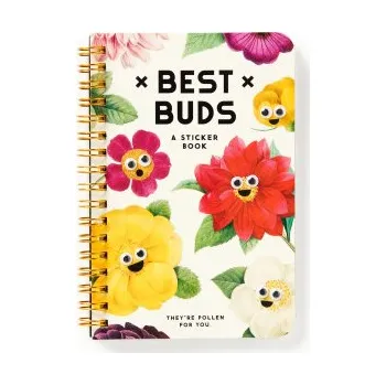 Cizojazyčná kniha Best Buds Googly Sticker Book (Brass Monkey)(Pevná)
