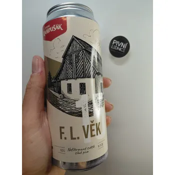 Pivo Rampušák F. L. Věk 15°/6,1% 0,5l