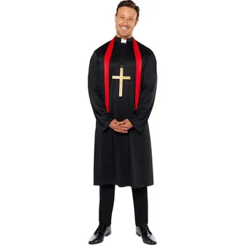 Karnevalový kostým Amscan Pánský elegantní kostým - Kněz Velikost - dospělý: L