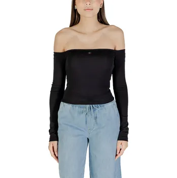 Tommy Hilfiger Jeans Top Donna Tommy Hilfiger Jeans černá | světle modrá 3456970