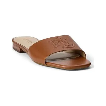 Dámské pantofle Nazouváky LAUREN RALPH LAUREN 802959142002 Hnědá 39_5