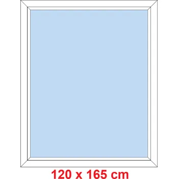 Okno Soft Plastové okno 120x165 cm, FIX neotevíravé
