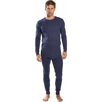 Termoaktivní tričko s dlouhým rukávem vel. 5XL Tmavě modrá R