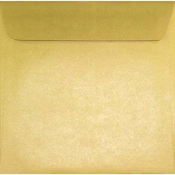 Obálka Obálky na ozdobná pozvání zlaté čtvercové velké svatba oslava 25 kusů