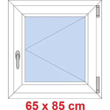 Okno Soft Plastové okno 65x85 cm, otevíravé