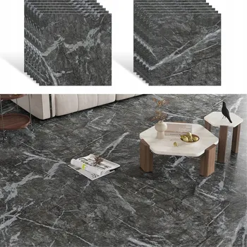 Obklad Samolepicí vinylové dlaždice/panely 30x30 cm Šedý mramor 12 Kusů 1,08 m2