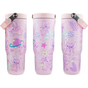 Termohrnek Stitch Termohrnek Stitch s uchem 887ml na vodu nerezová ocel náustek 850 ml vícebarevná