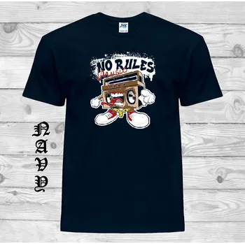 Pánské tričko panske-levne-bavlnene-vtipne-tricko-potisk-radio Barva: Navy - tmavě modrá, velikost: L