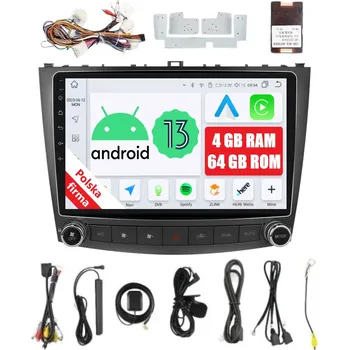 Autorádio 2DIN AUTORÁDIO S NAVIGACÍ ANDROID PRO LEXUS IS 4/64 GB DSP CARPLAY LTE