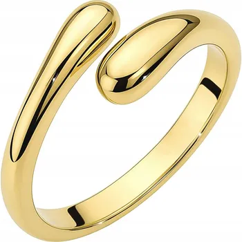 Prsten STŘÍBRNÝ PRSTÝNEK Dámský snubní prsten ryzost 925 hladký ovinutý, vel. 20