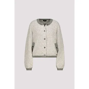 Dámské sako Svetr Monari 809593 zelené lurexové Velikost: 36