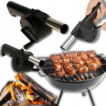 Příslušenství pro gril Dmychadlo pro rozfoukání ohně v peci, grilu, krbu, měch