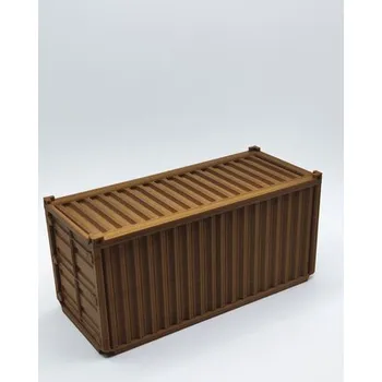 Úložný box Organizér - Hnědý lodní kontejner Velikost Maxi
