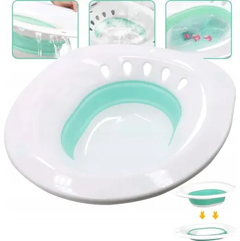 Bidetová sprška - nástavec na WC sedátko, lehký bidetový nástavec, bílý