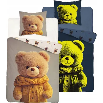 Povlečení Sada povlečení Detexpol 160 x 200 cm béžová