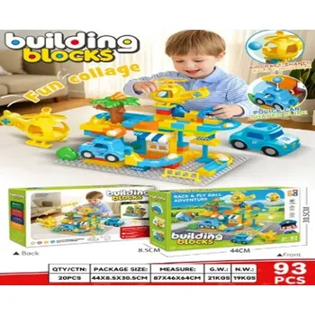 ostatní stavebnice Ramiz Sada velkých kostek policejní stanice 93el.