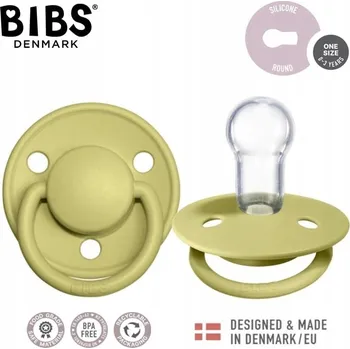 Dudlík Bibs proti kolice, kulatý silikon 0+