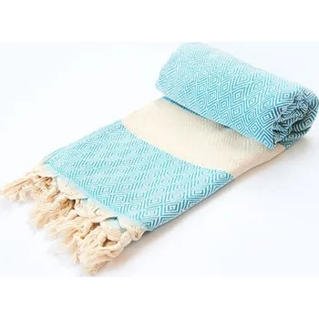 Ručník Hammam ručník DIAMOND 100% bavlna YEYE tyrkysový