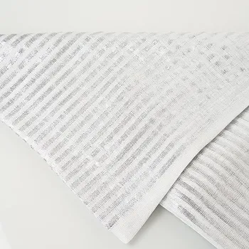 Šála Dámská šála tunel pruhy bílá