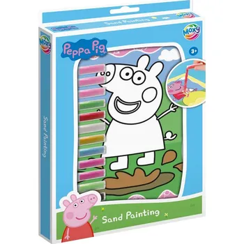 kreativní sada Pískování obrázků Prasátko Peppa