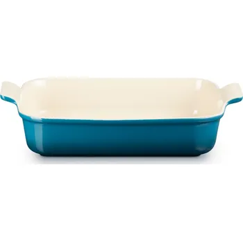 zapékací misa a miska Zapékací mísa HERITAGE 32 cm, 4 l, DEEP TEAL, kamenina, Le Creuset - doprava zdarma od 2999 Kč