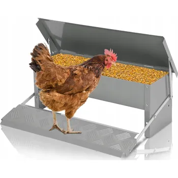 Pro ptáka 5KG Automatické krmítko pro kuřata Nerezová ocel