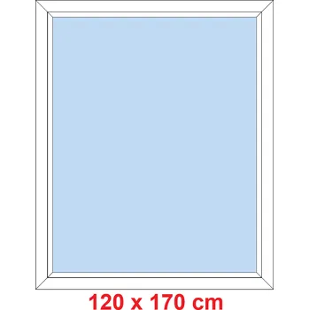 Okno Soft Plastové okno 120x170 cm, FIX neotevíravé