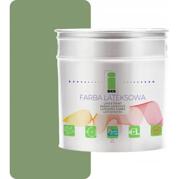 barva na zeď Latexová Barva na stropy a stěny I SEE 2 l BARVA LATEKSOWA H2028 matná