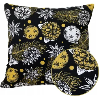 Povlak na dekorativní polštářek HouseArtLife Vánoční povlak na polštář 40x40 cm, bavlna