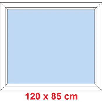 Okno Soft Plastové okno 120x85 cm, FIX neotevíravé