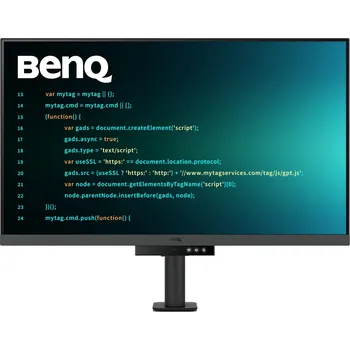 Monitor BenQ 31,5" IPS LED RD320UA 3840x2160 2000:1 5ms 400cdm HDMI DP USB-C Daisy chain výškově nast. stojan s ramenem černý