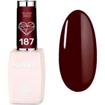 Lak na nehty Manica Hybridní lak LED/UV 10ml - Blood Mood - 187