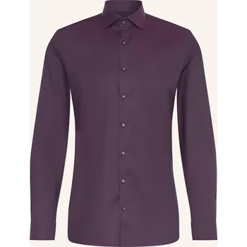 Pánská košile Olymp Pánská Košile No. Six Super Slim, tmavě fialová, 42