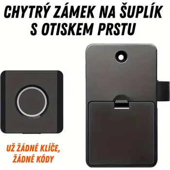 Zámek na kolo Tibabu chytrý zámek na šuplík s otiskem prstu
