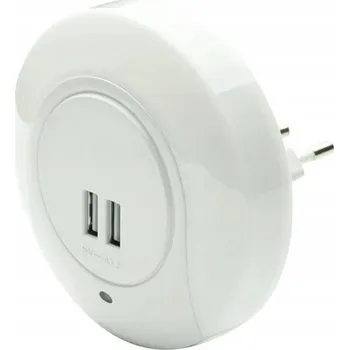 Noční světlo Noční lampa ACA bílá