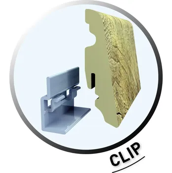 soklová lišta Upevňovací klipy Gerflor k MDF lištám Topsilence Upevňovací klipy Gerflor k MDF lištám Topsilence