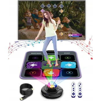 Taneční podložka PODLOŽKA PRO TANEC S HD KAMEROU TANEC HRY SPORT POHYB WIFI HDMI COIL DISCO