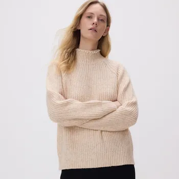 Dámský svetr Reserved - Svetr s metalizovanou nití - tělová - 273HI-02M - 273HI-02M-XL